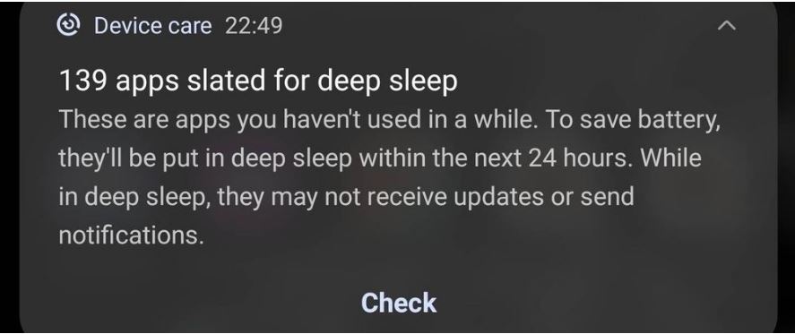 deep sleep