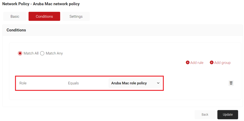 How to integrate MAC based RADIUS Authentication with Aruba IAP